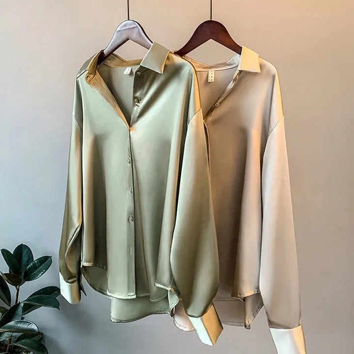 Mune Fashion | Women's Clothing Silk Shirt Vintage Blouse