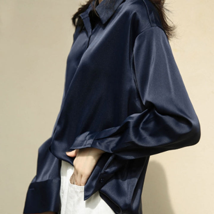Mune Fashion | Women's Clothing Silk Shirt Vintage Blouse