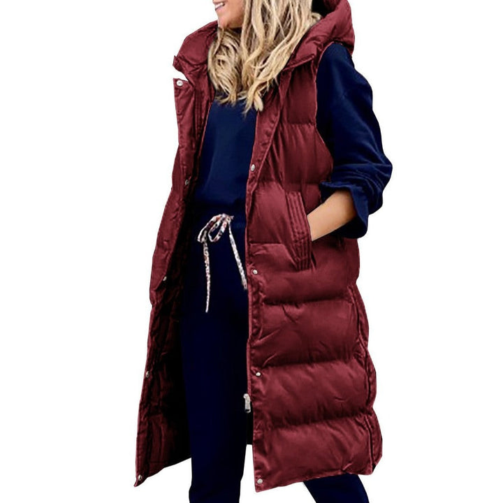 Mune | Hooded Long Vest Casual Fashion Single-Breasted Jacket