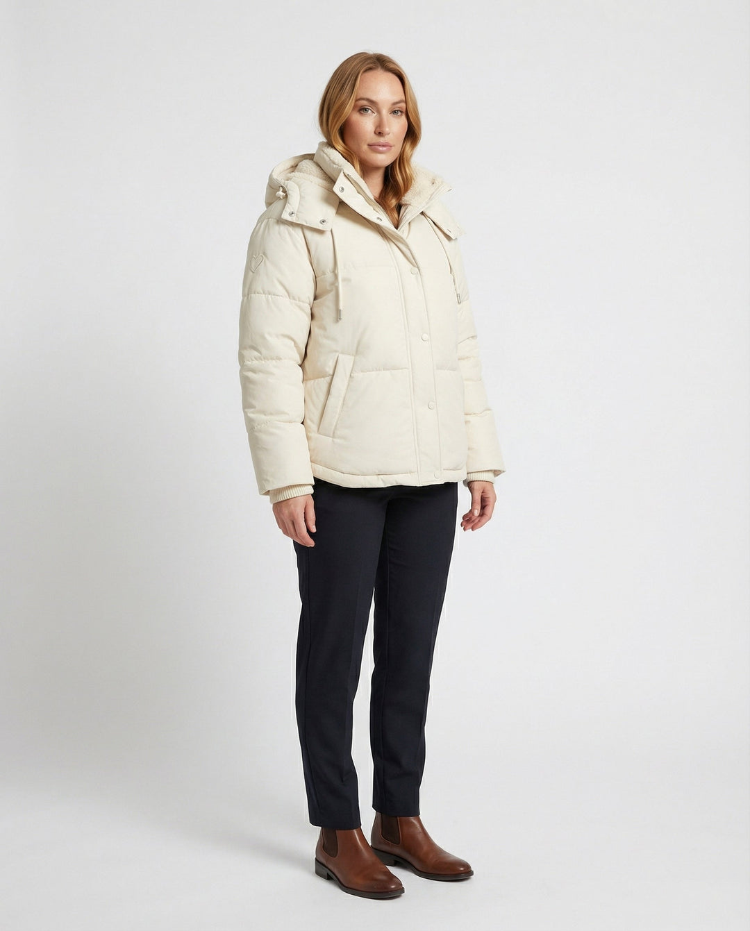 Warm Women's Winter Jacket Quilted