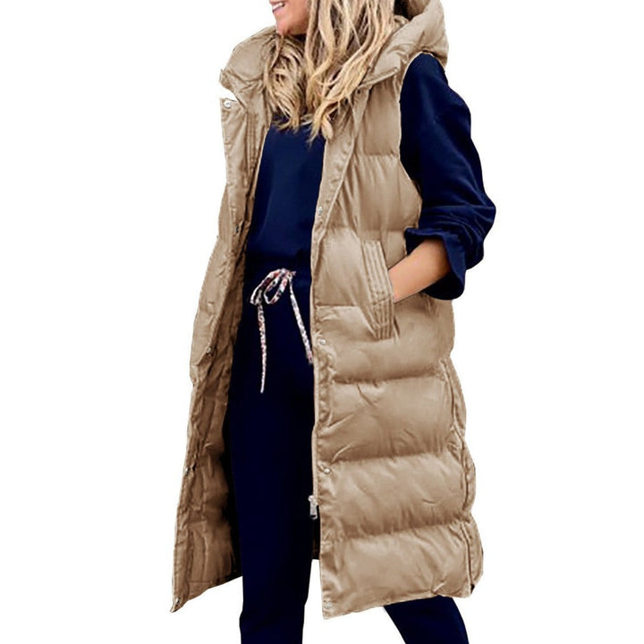 Mune | Hooded Long Vest Casual Fashion Single-Breasted Jacket