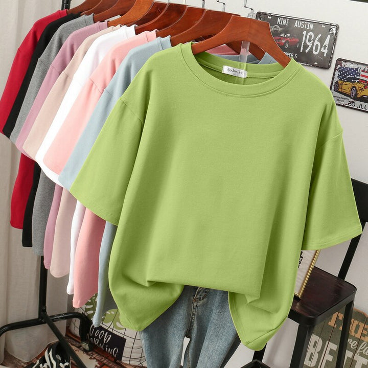 Mune Fashion | Oversized Cotton Basic T-Shirt for Women
