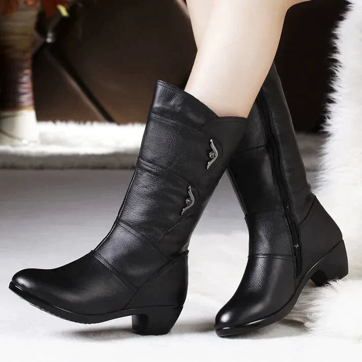 Mune | Leather Winter Boots – Women's