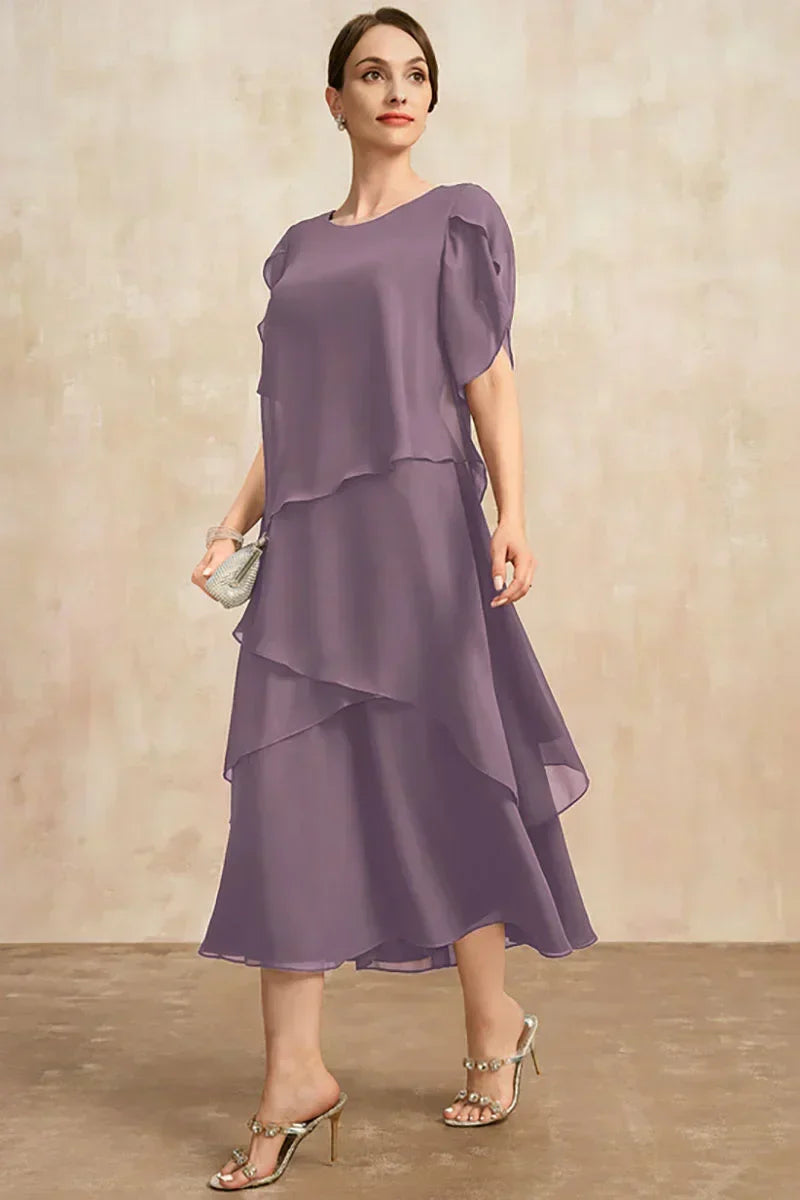 Mune Fashion | Plus Size Tiered Midi Dress