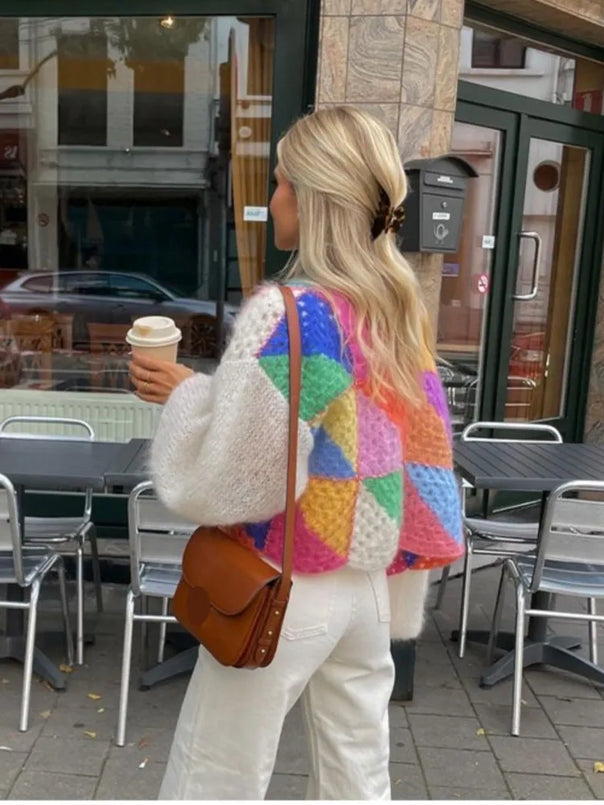 Mune | Striped Sweater with Open Design