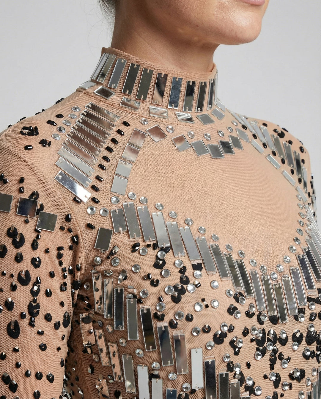Elegant Glitter Bodysuit Women