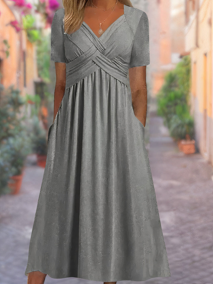 Neckline Summer Dress