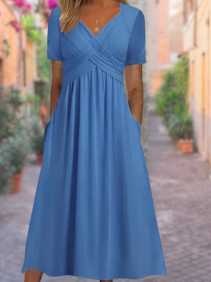 Neckline Summer Dress