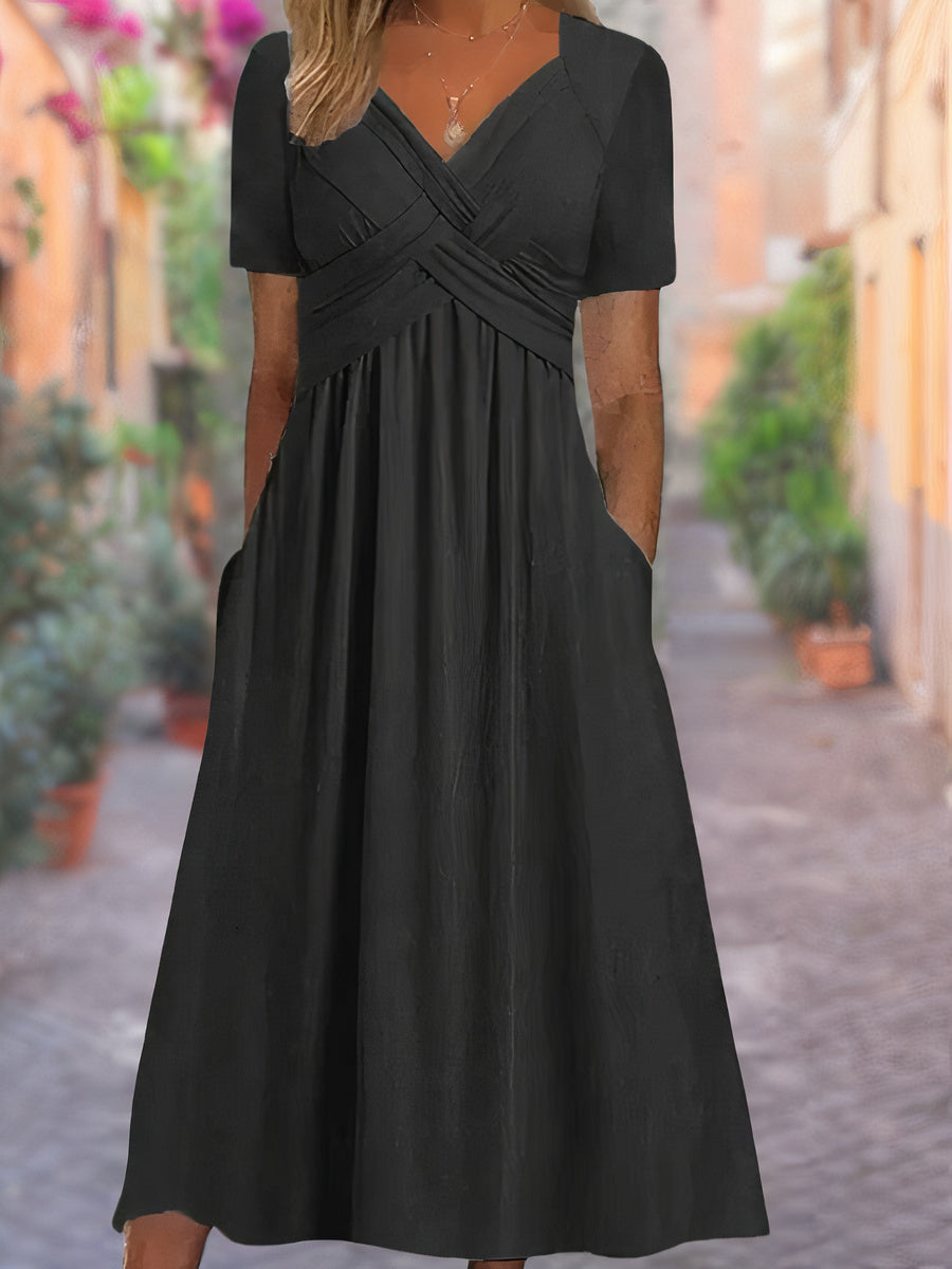 Neckline Summer Dress