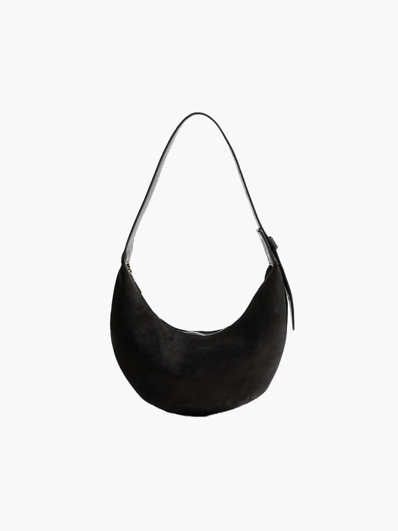 Mune | Half-Moon Bag Made Of Suede