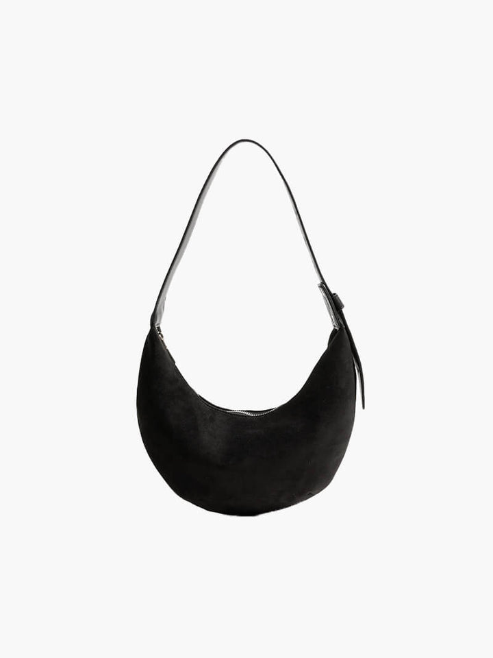 Mune | Half-Moon Bag Made Of Suede