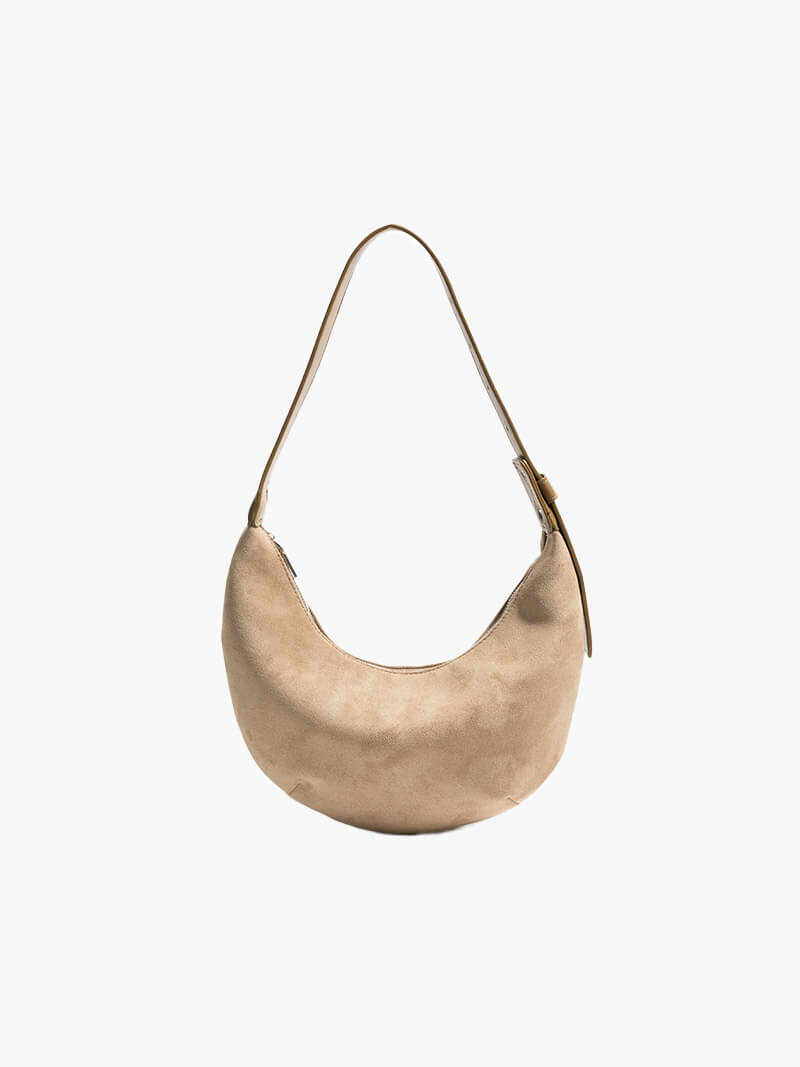 Mune | Half-Moon Bag Made Of Suede