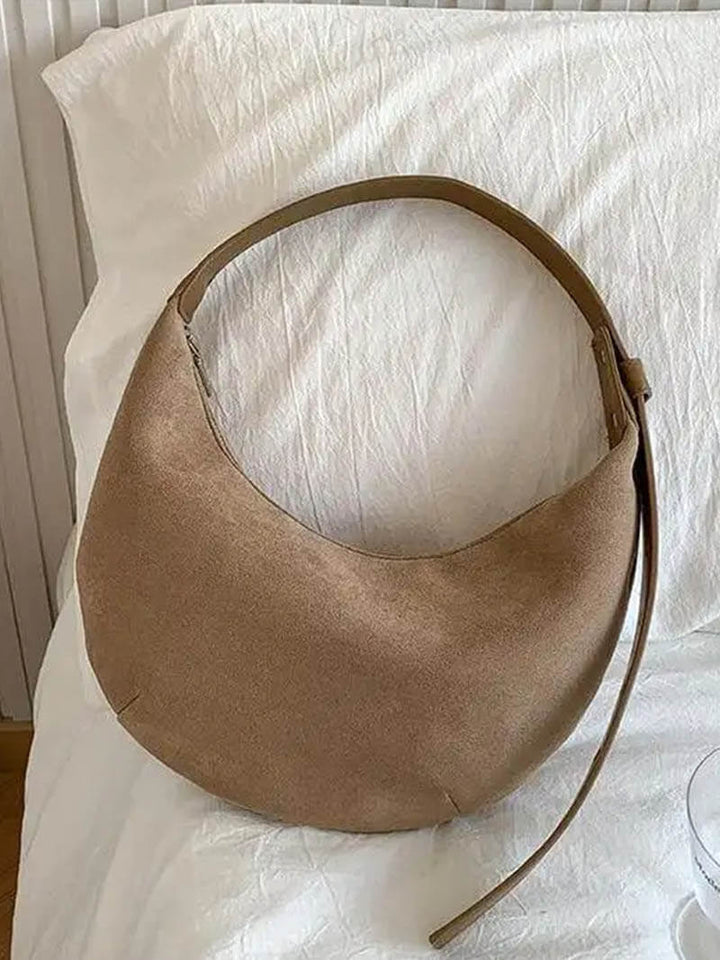 Mune | Half-Moon Bag Made Of Suede
