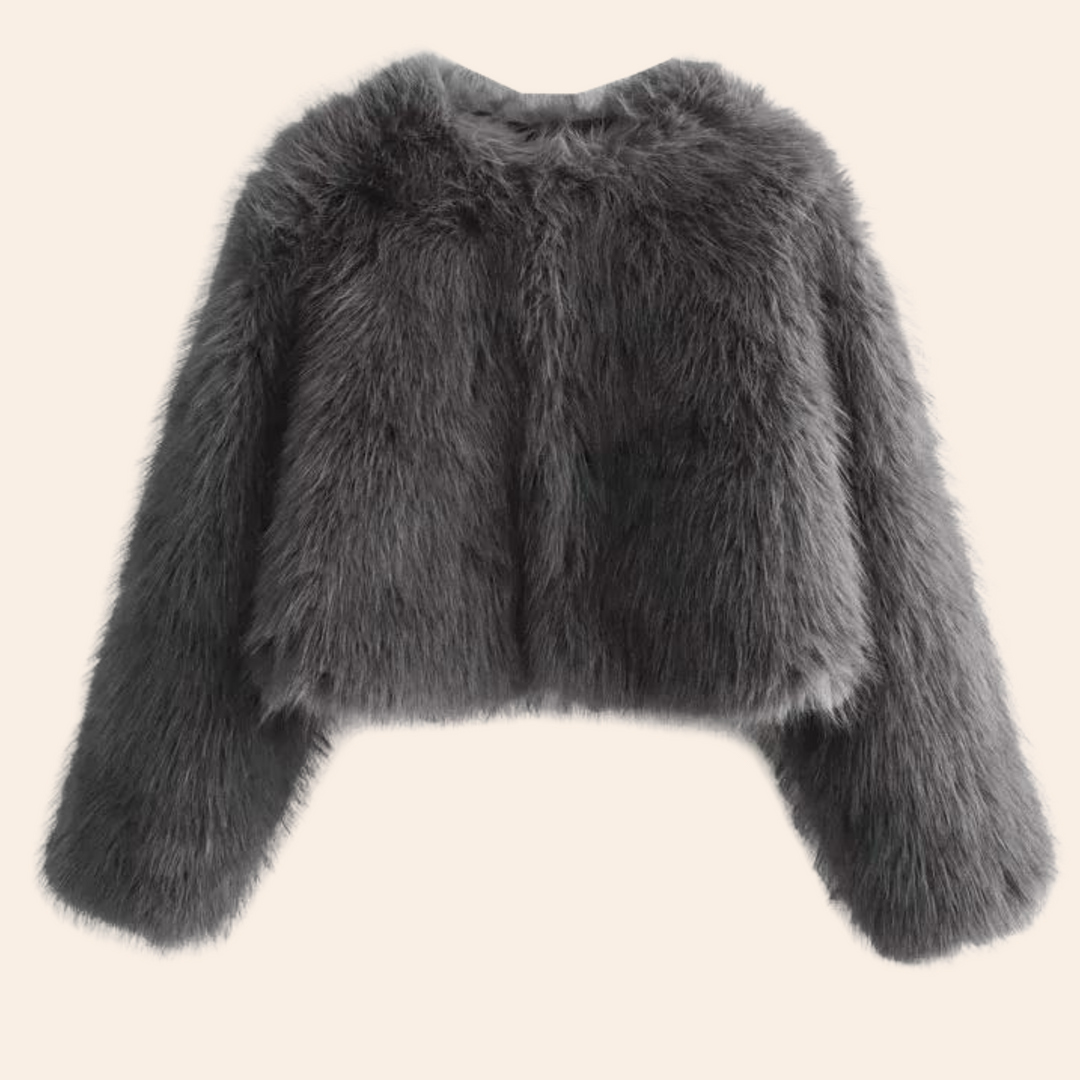 Mune | Short winter jacket in faux fur