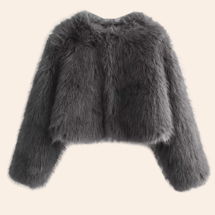 Mune | Short winter jacket in faux fur