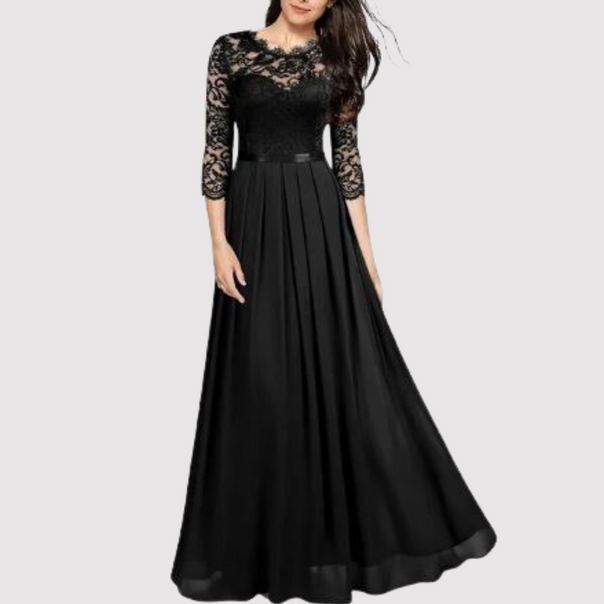 Mune | Sexy Chiffon Dress with Lace