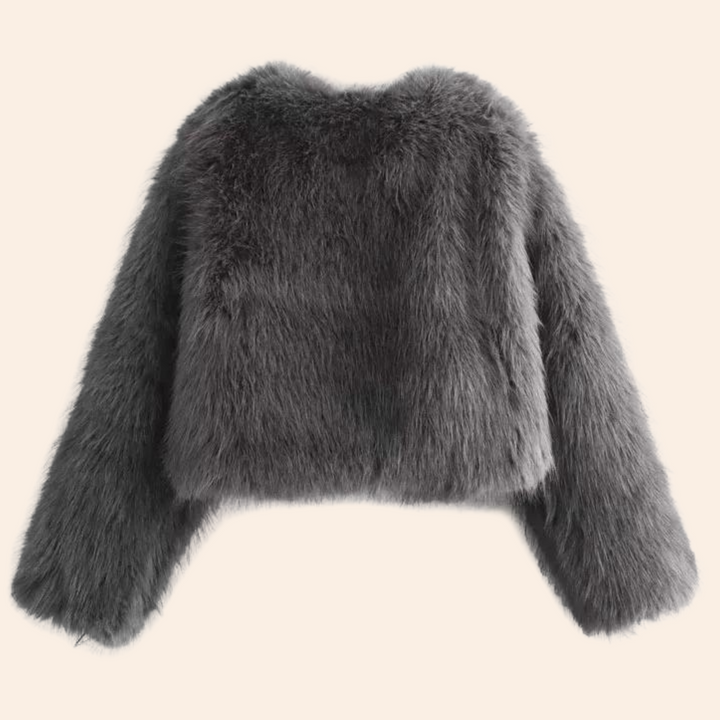 Mune | Short winter jacket in faux fur