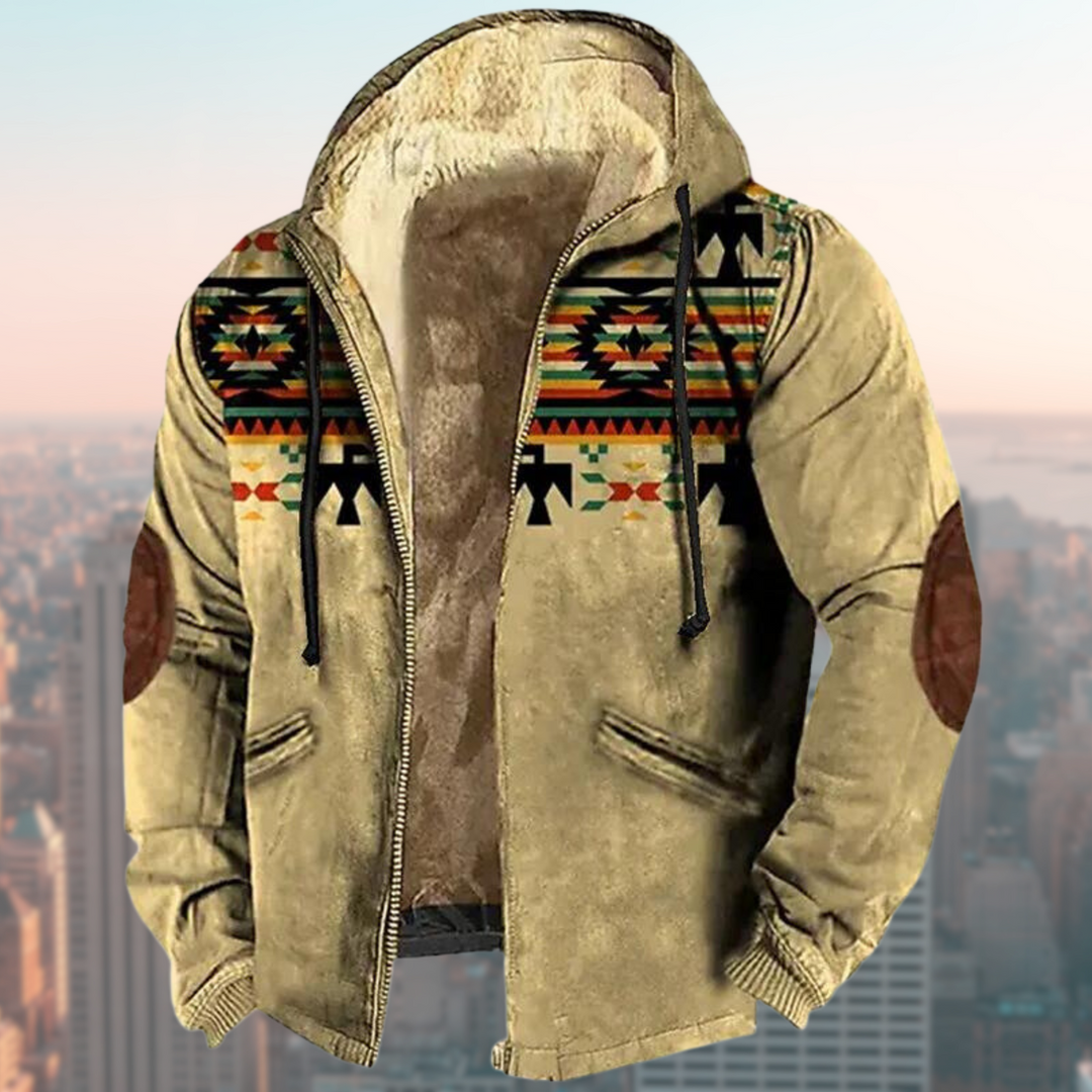 Mune | Hoodie with Tribal Print