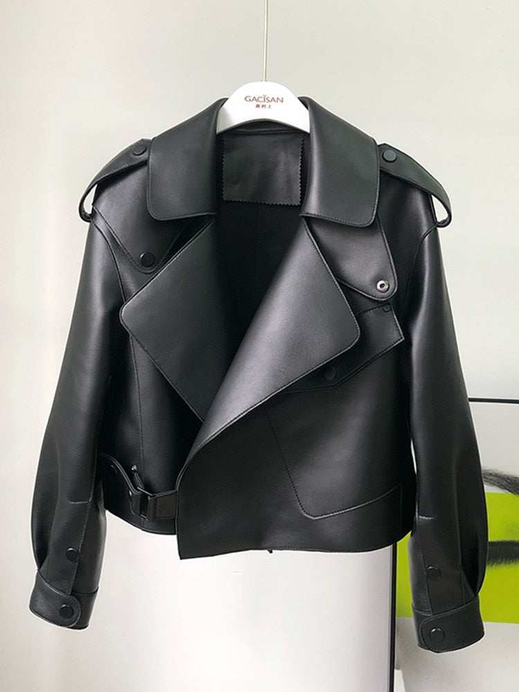 Mune | Leather Trench Coat