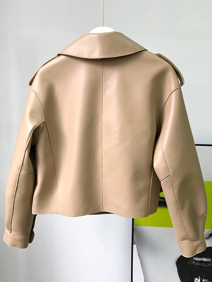 Mune | Leather Trench Coat
