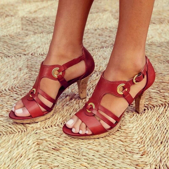 Mune Fashion | Elegant Rise Orthopedic Heeled Sandal