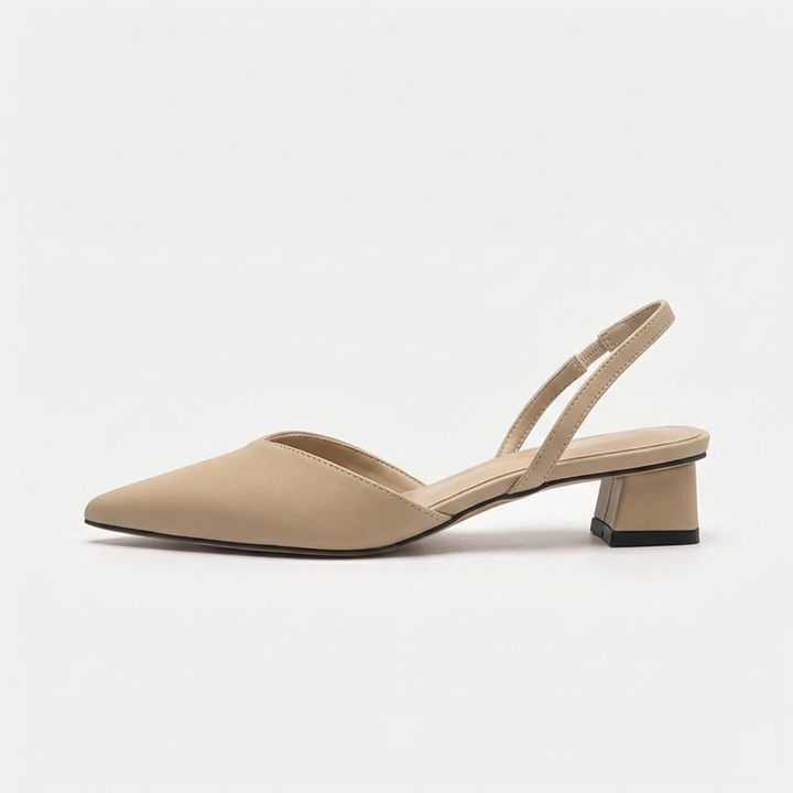 Mune Fashion Women's Slingback Pumps Pointed Closed with Heel