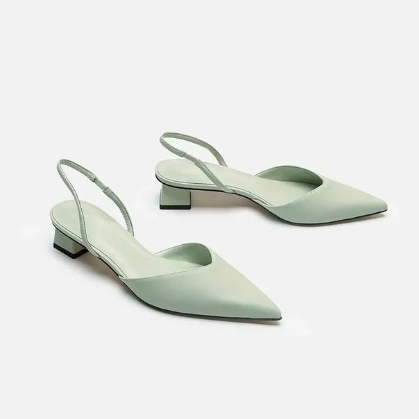 Mune Fashion Women's Slingback Pumps Pointed Closed with Heel