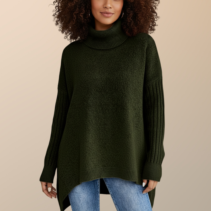 Mune | Elegant Long Turtleneck Sweater for Women