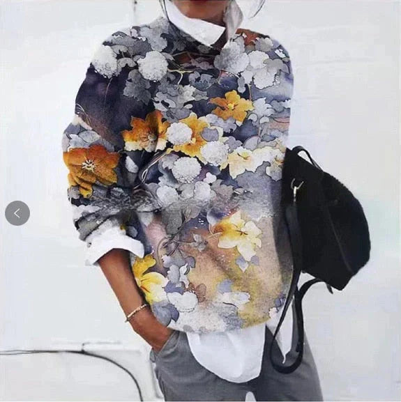 Mune | Elegant sweater with print