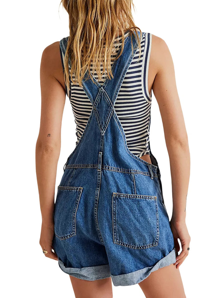 Mune Fashion | Sleeveless Denim Overall Jumpsuit for Women