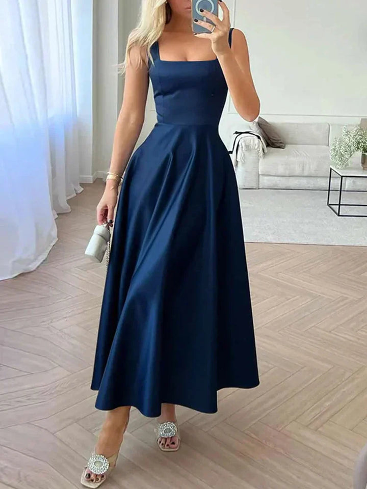 Mune Fashion | Modern Sleeveless Maxi Dress with High Waist for Women