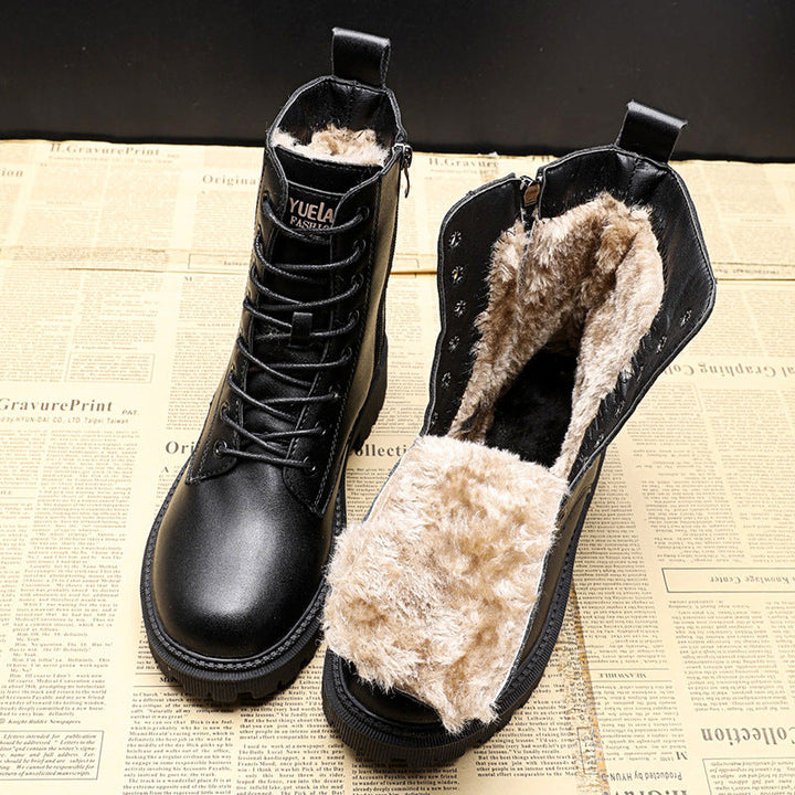 Mune | Winter Boots Made Of Black Leather