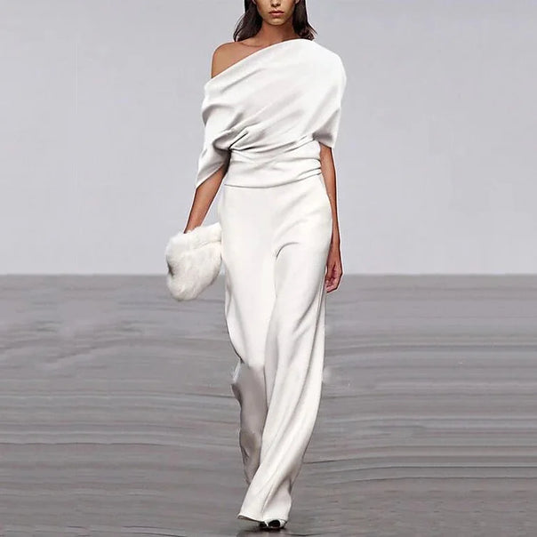 Mune | Elegant Spring Jumpsuit with Single-Breasted Neckline