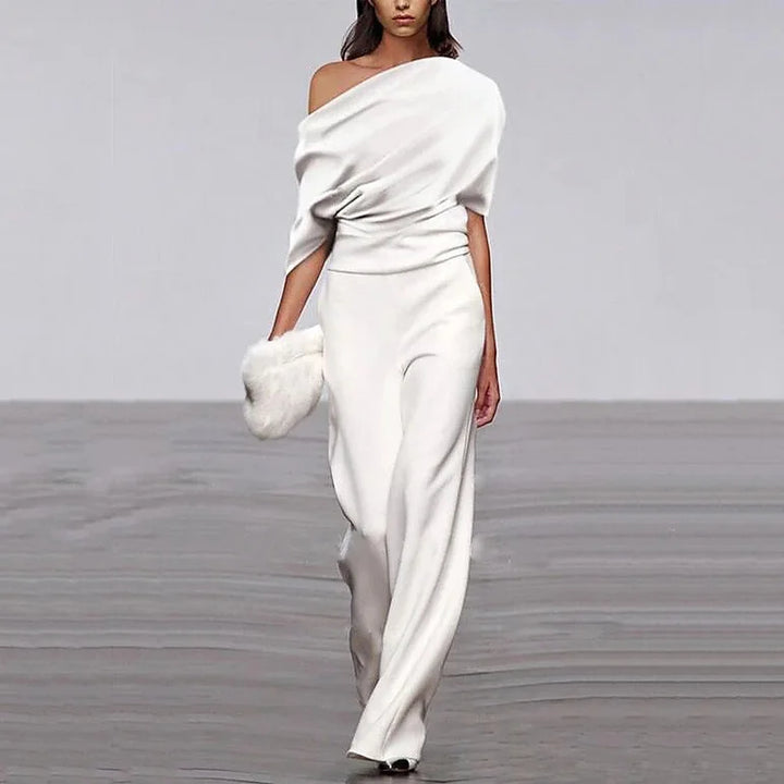 Mune | Elegant Spring Jumpsuit with Single-Breasted Neckline