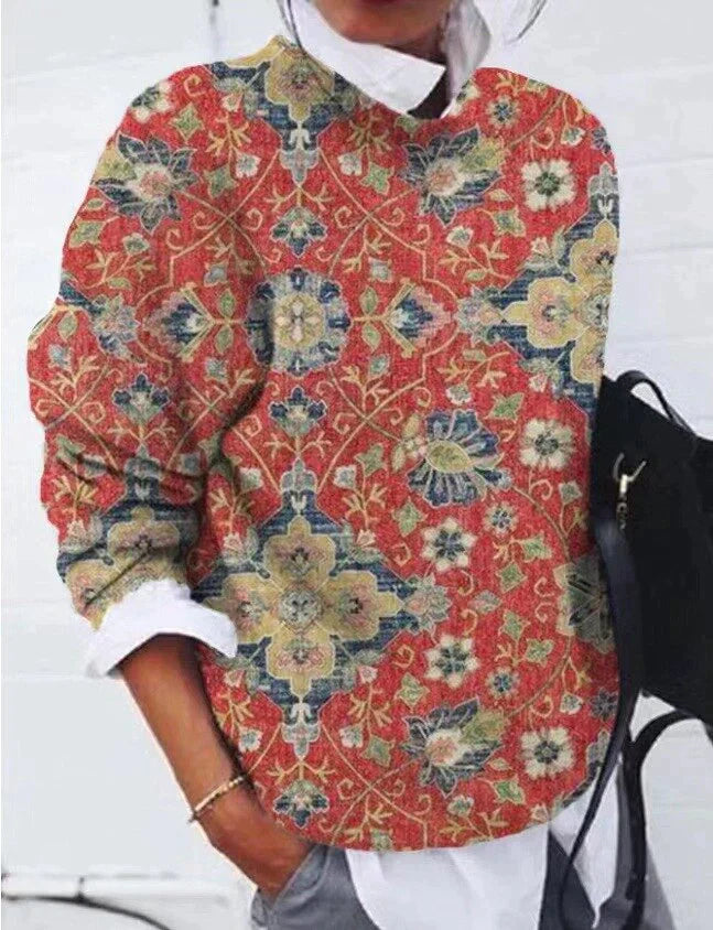 Mune | Elegant sweater with print