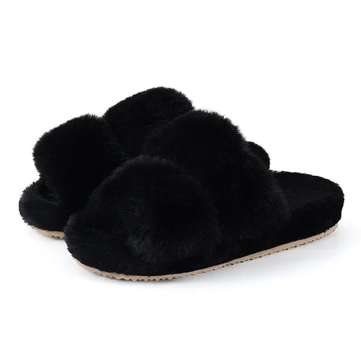 Women’s Cozy Faux Fur Slide Slippers