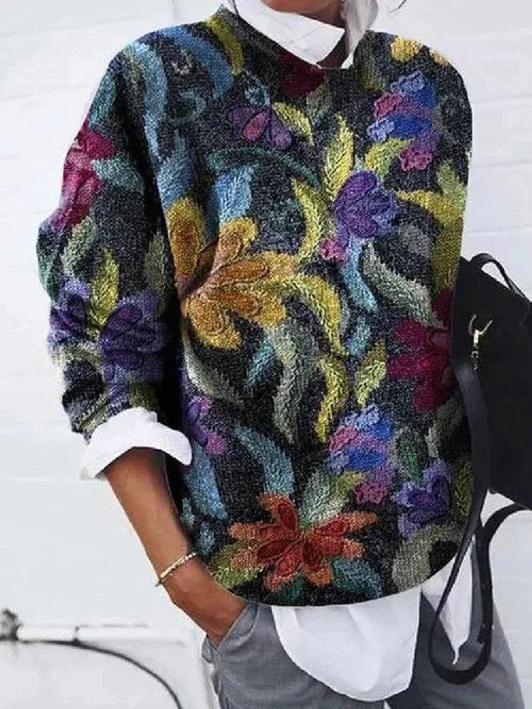 Mune | Elegant sweater with print