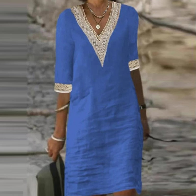 Mune Fashion | Stylish Linen Summer Dress for Women