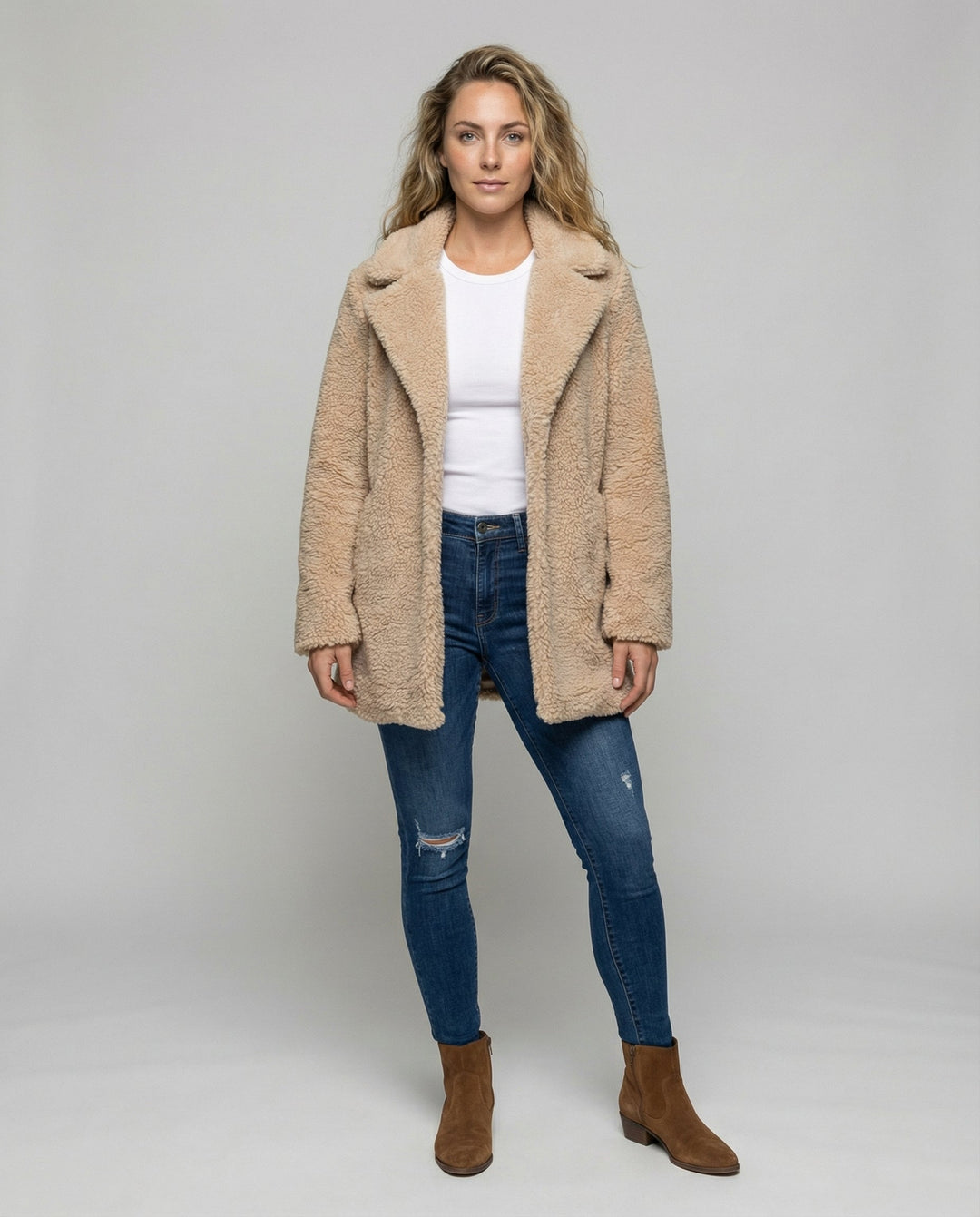 Warm Fleece Coat Women