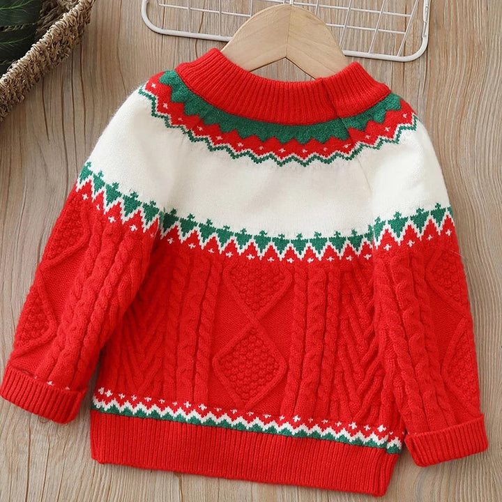 Mune | Kids Sweater with Teddy Bear - Soft Plush Sweater for Boys and Girls