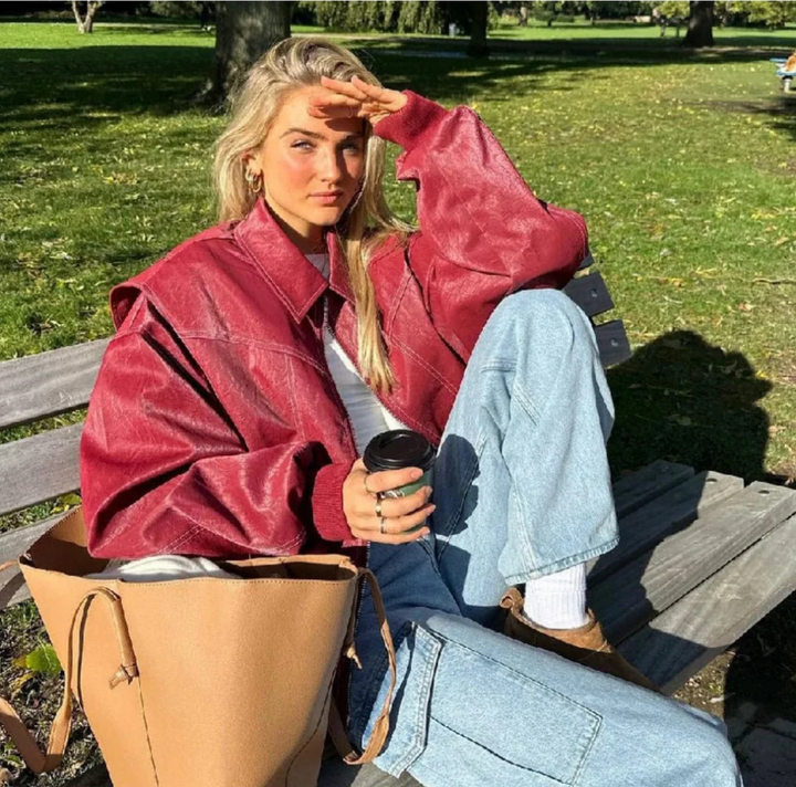 Mune | Oversize Red Jacket