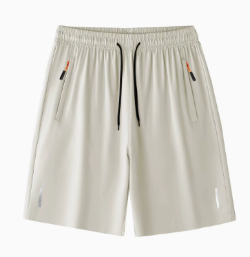 Men's Training Shorts Breathable Zipper Pocket