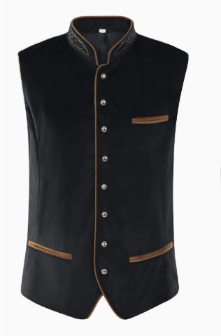 Men's traditional waistcoat with intricate embroidery Mune Fashion