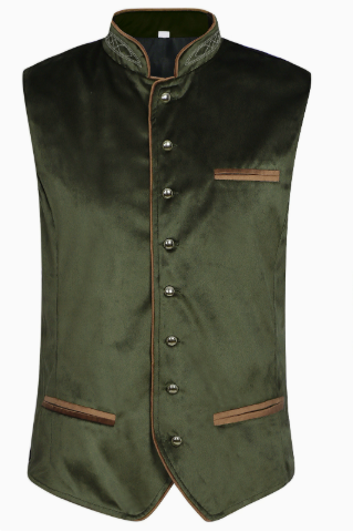 Men's traditional waistcoat with intricate embroidery Mune Fashion