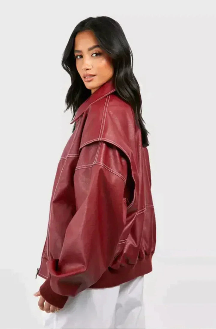 Mune | Oversize Red Jacket