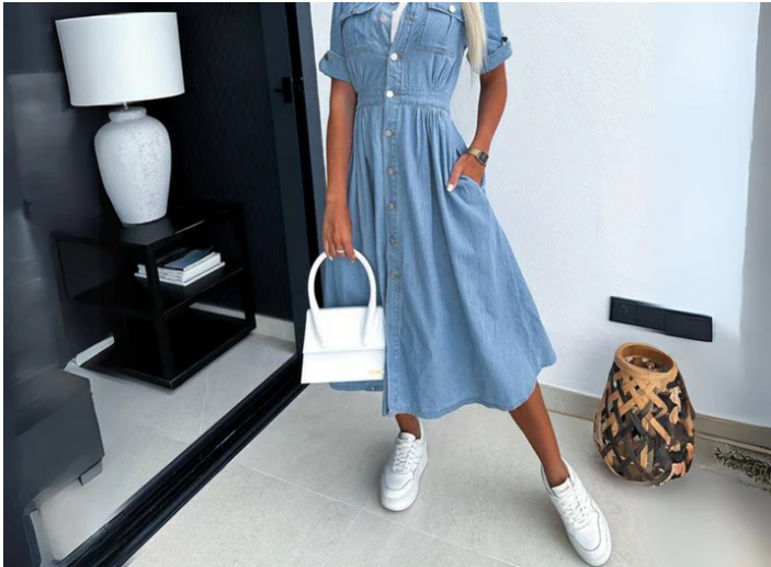 Mune Fashion | Jeans dress for women