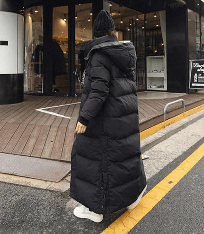 Mune | Long Down Jacket with Hood for Women