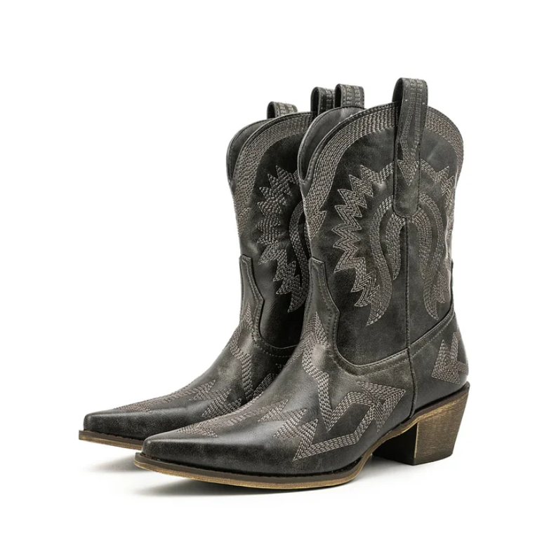 Mune | Women’s Timeless Western Cowboy Leather Boots