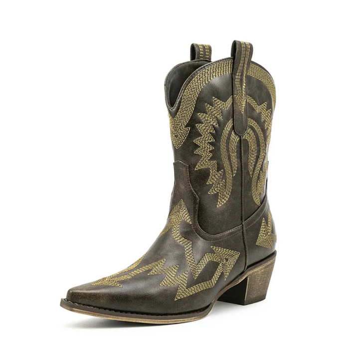 Mune | Classic Western Cowboy Boots Made Of Leather for Women