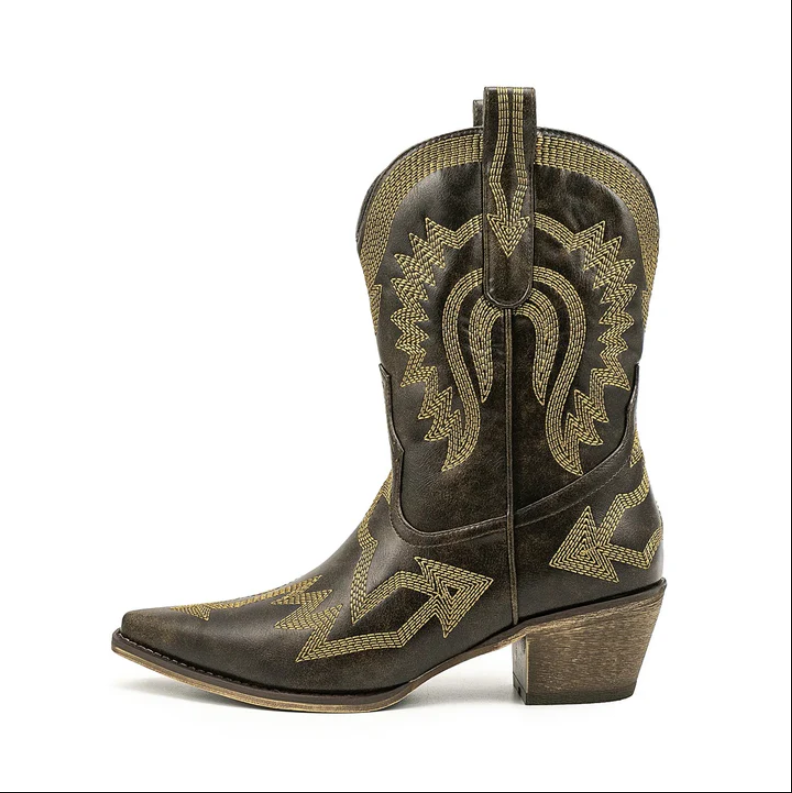Mune | Classic Western Cowboy Boots Made Of Leather for Women